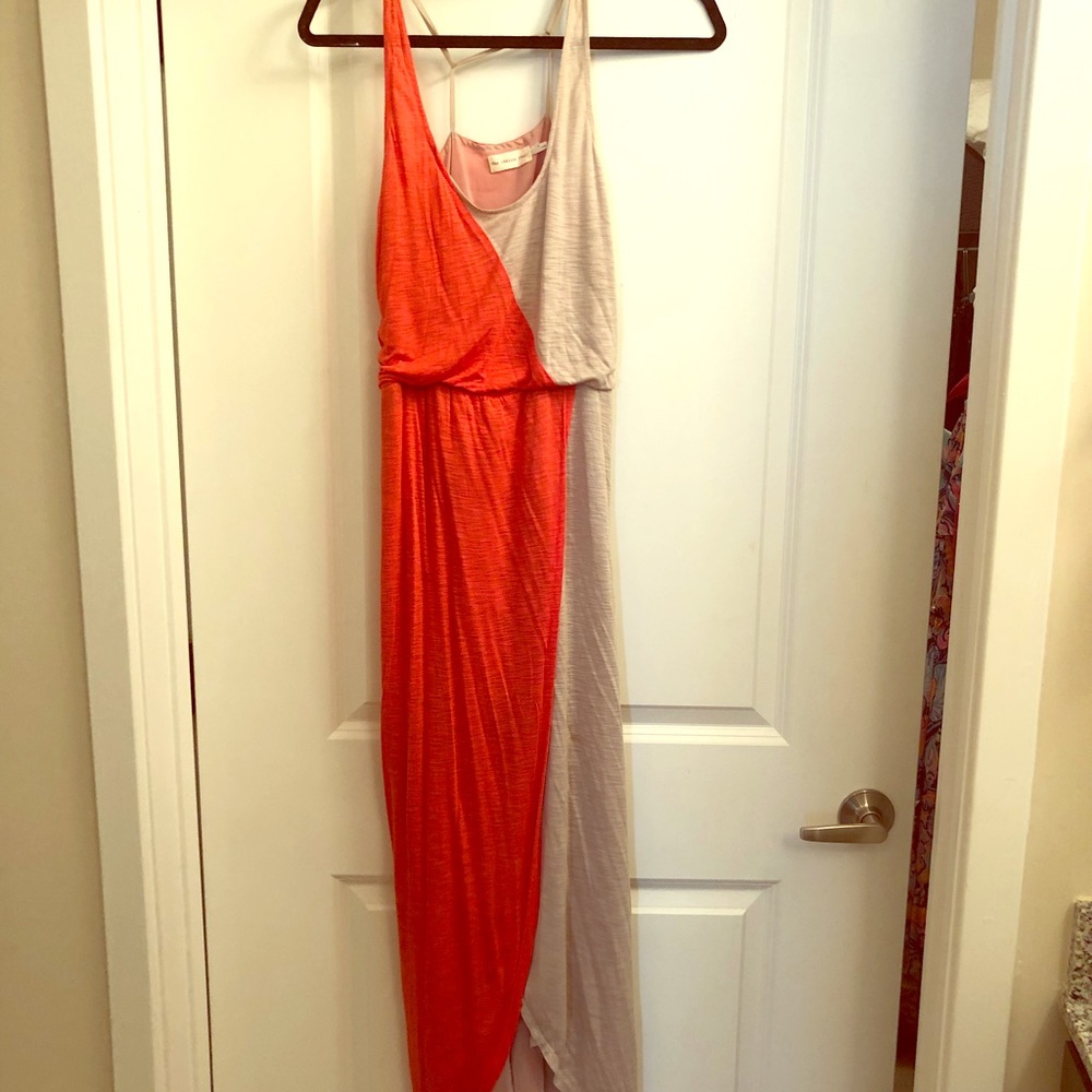 Orange and Tan Maxi
